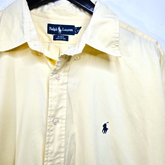 Polo Ralph Lauren Shirt Mens 2XL XXL Button Up Light Yellow - Picture 3 of 7